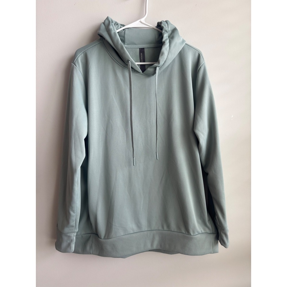 Mondetta Sage Green‎ Hoodie Women Large
